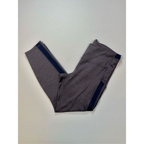 Athleta Womens Ultimate Stash Pocket Heather 7/8 Tight Blue HearthRose SizeLarge - Picture 2 of 16